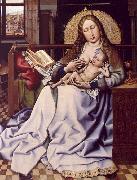 Robert Campin The Virgin and the Child Before a Fire Screen Sweden oil painting reproduction